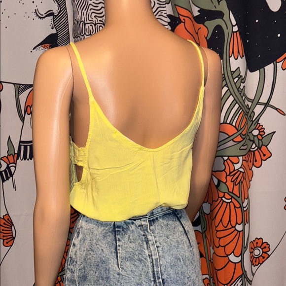 Project Social T Bright Yellow Tank Y2K - Picture 3 of 5